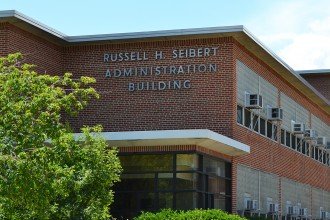 Photo of Seibert Administration Building.