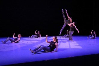 Photo of WMU dance students on stage.