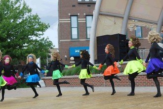 Photo of young dancers at a previous Irish Fest.