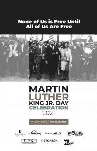Poster for Martin Luther King Jr. Day Celebration 2021