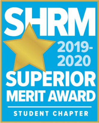 Graphic that reads SHRM 2019-2020 Superior Merit Award