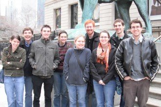 Medieval Institute students on a field trip to Chicago.
