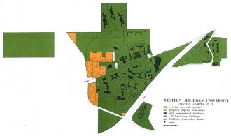1970 Campus Map