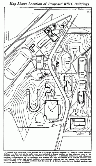 1927 Campus Map