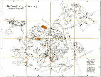 1985 Campus Map