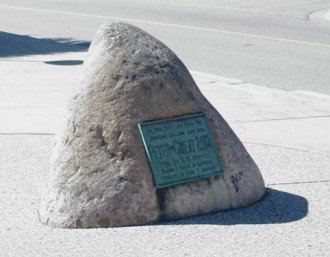 Rock dedicated to Peter the Great
