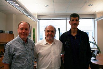 Dr. Brandt, Dr. Ide, and Frank Cervone