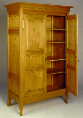 Brad Smith. Armoire from western red alder.