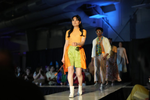 MODA hosts its annual Spring fashion show at the Kalamazoo Expo Center. Titled "Ultra Reflection," the theme is focusing on environmentally-friendly designs to help the fashion industry create a sustainable future.