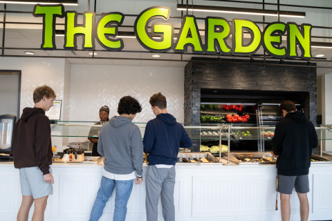 The Garden salad bar in the Student Center Dining
