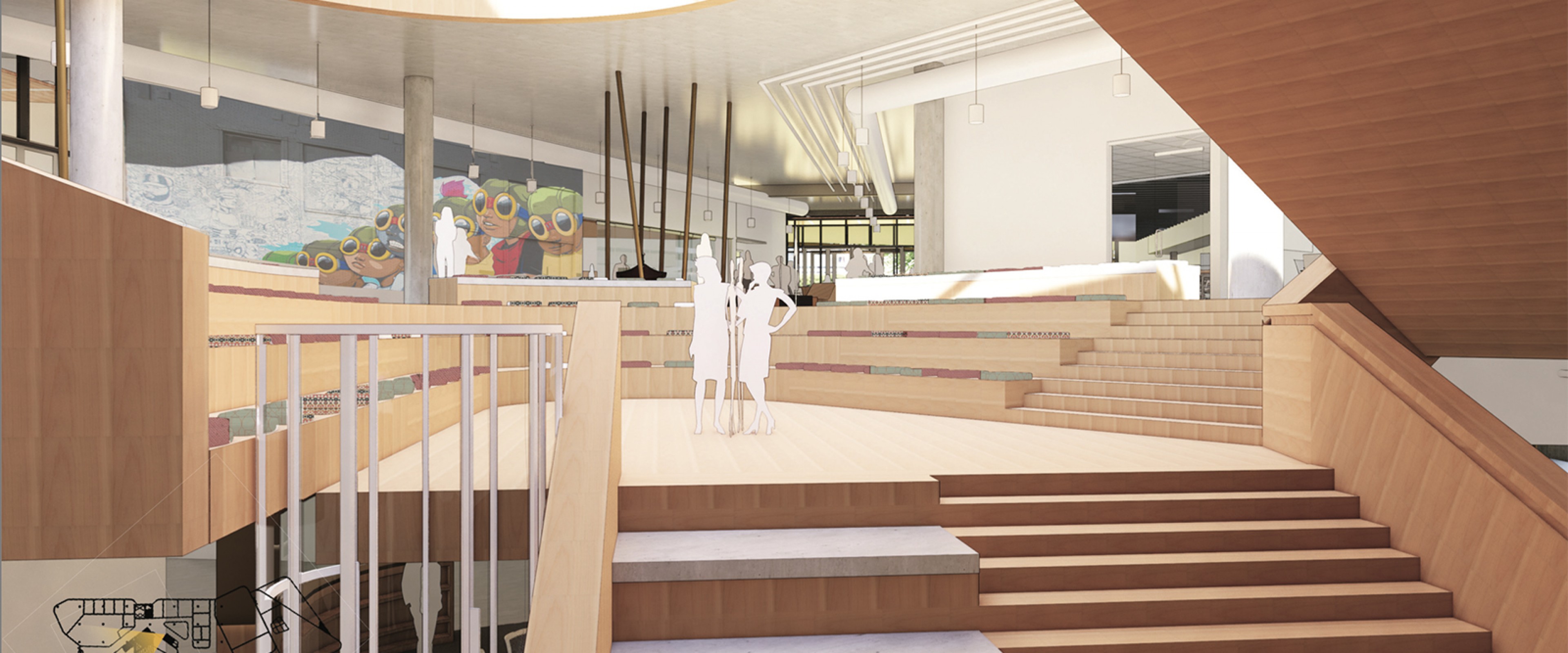 New Student Center interior concept