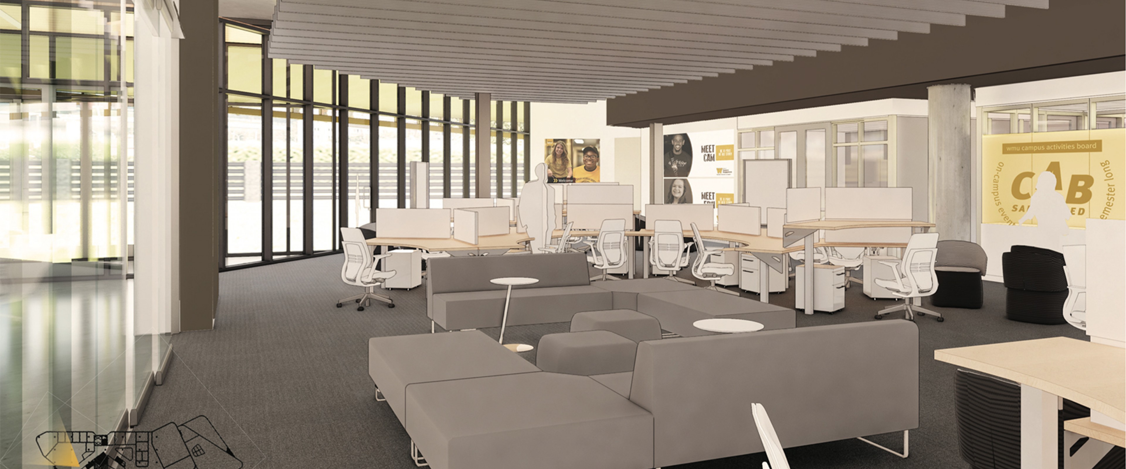 Student Organization Center in new Student Center