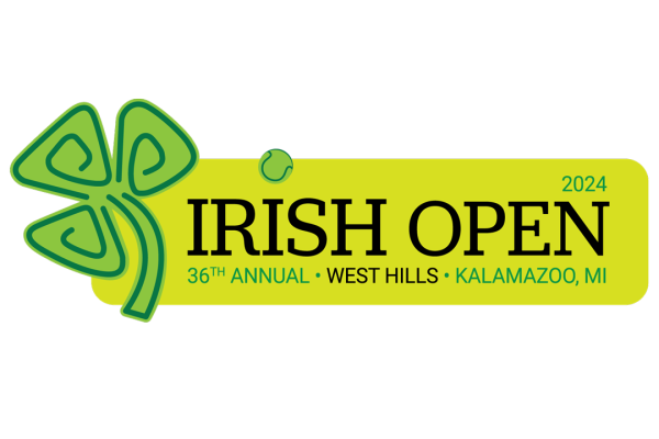 Clover with the Irish Open Logo