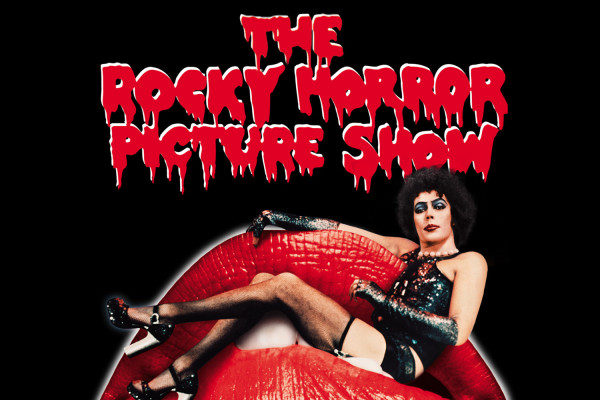 Rocky Horror logo and lips image stacked