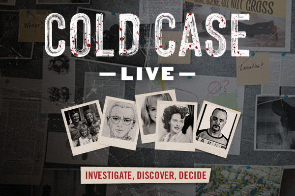 Cold Case Live and polaroid images