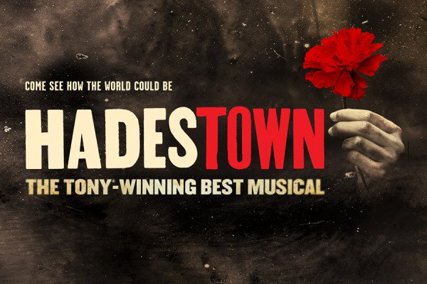 Hadestown and hand holding a rose