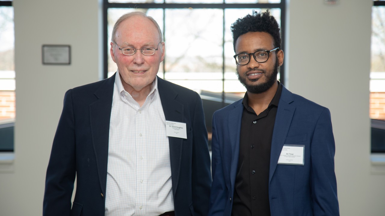 Dave Houghton and Ali Tinai, Houghton Award Recipient 2018