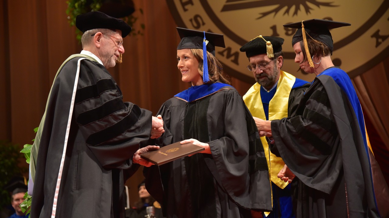 Kelly, Ph.D. graduate