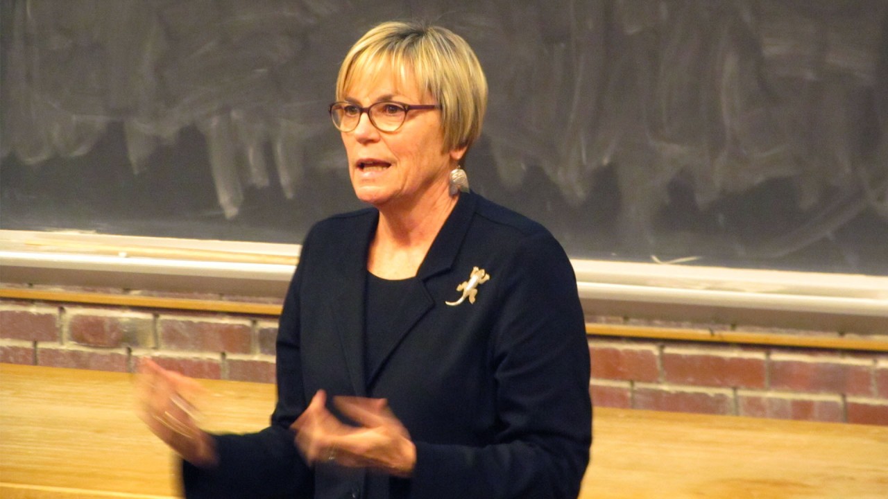 Dr. Julie Stein gives a seminar talk