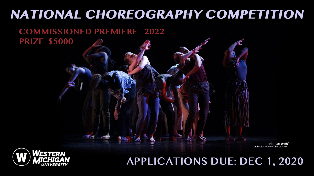 National Choroegraphy Competition applications are due Dec. 1, 2020