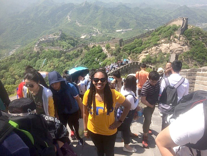 Adriana Echols in China—study abroad