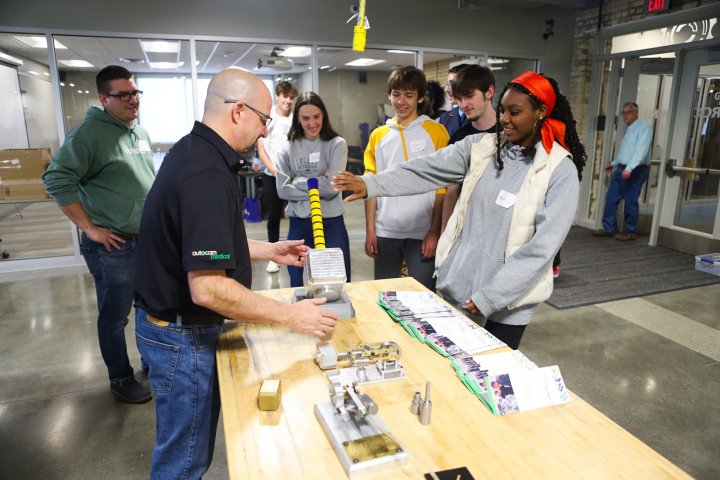 Grand Rapids Public Schools students participated in experiential learning field trips to the AMP Lab @ WMU in spring 2022.