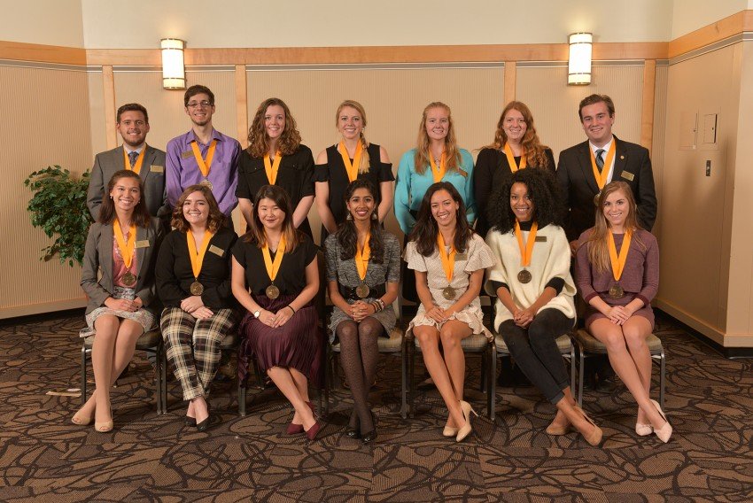 Group portrait of the 2016 medallion class. 
