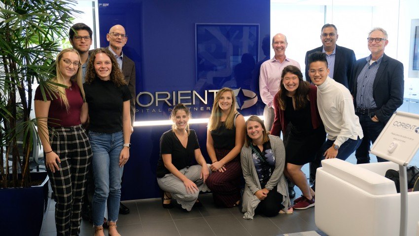 TechNext students at Corient Capital Partners