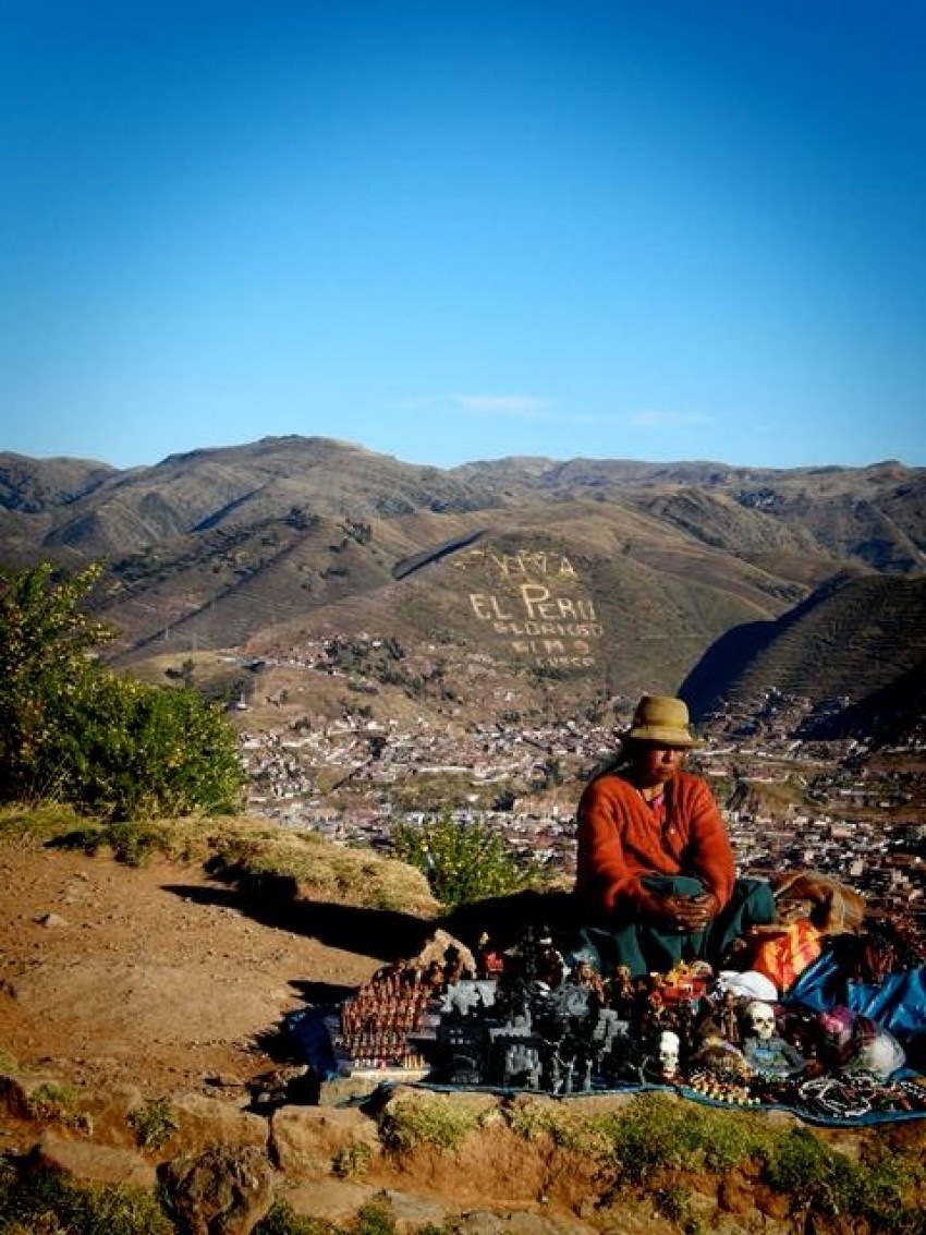 Vendor in Peru.