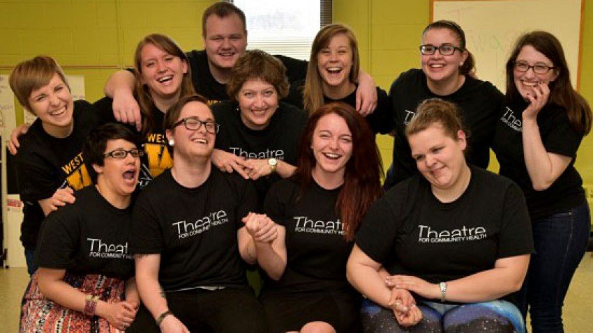 Photo of members of Theatre for Community Health.