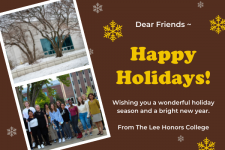 Happy Holidays from the Honors College