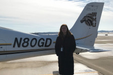 WMU Aviation Flight Science Student Emma Anderson
