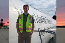 WMU Aviation Management and Operations Student Kurt Kraczon