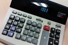 Photo of financial calculator