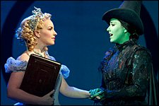 Photo of Natalie Daradich and Vicki Noon in Wicked.