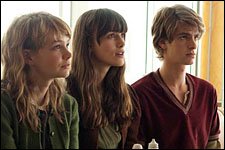 Photo of Mulligan, Knightley, Garfield in Never Let Me Go.
