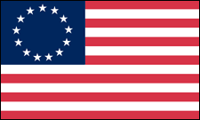 Photo of first American Flag.